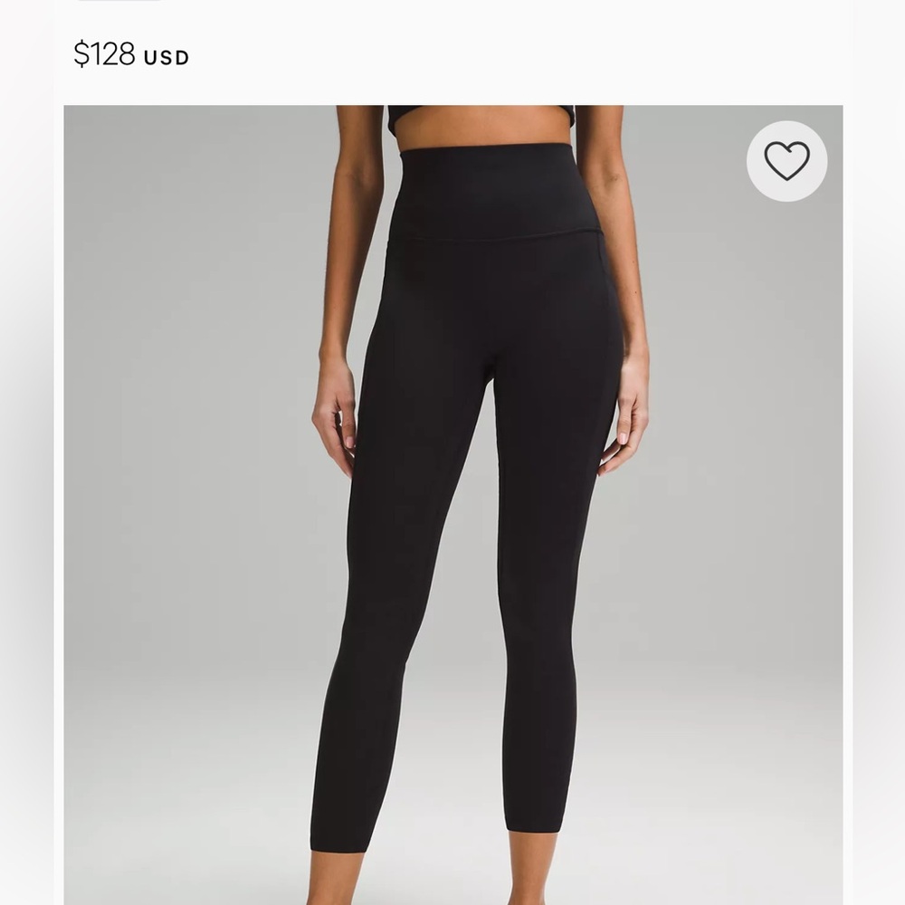 Lululemon Align High Rise Black Leggings with Pockets